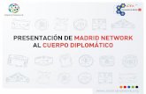 Presentación de Madrid Network al cuerpo diplomático (versión corta)
