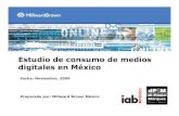 Estudio de Consumo de Medios Digitales 2009 | Iab Mexico