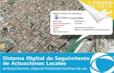 Sistema digital de seguimiento de actuaciones municipales