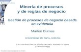 Minería de Procesos y de Reglas de Negocio