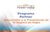 Presentacion programa partner reservaliaonline