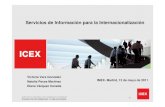 ICEX - Servicios de Información