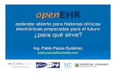 openEHR ¿para qué sirve? HIBA2012