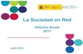 Presentación Informe Anual "La Sociedad en red 2011" (Edición 2012)