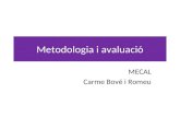 Metodologia i avaluació 2012