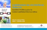 GOBERNANZA DE LAS POLÍTICAS PÚBLICAS: gestión política para la gobernabilidad democrática