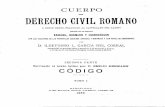Cuerpo Del Derecho Civil Romano - Tomo i - Codigo