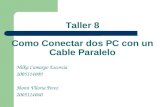 Taller 8 -Conexion a traves un cable paralelo