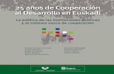 25 años de cooperación al desarrollo en Euskadi