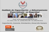 ICAESEG /  CAPACITACIÓN EN MATERIA DE SEGURIDAD