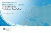 Barometro exceltur Enero-Mayo 2013 empleabilidad y rentabilidad destinos Españoles