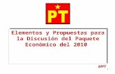 Propuesta EconóMica 2010 Pt Y Convergencia[1].