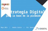 Estrategia digital para la base de la piramide sm digital