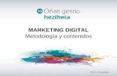 Mk digital. metodología y contenidos