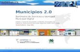 Municipios 2.0 - Barometro sobre Identidad y Servicios Municipales Online. Informe Preliminar Mayo 2008