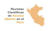 Revistas científicas peruanas en acceso abierto