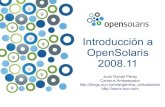 Introducción a OpenSolaris y ZFS
