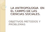 La Antropologia  En El Campo De Las Ciencias