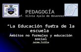Pedagogía - Ed. no formal