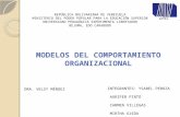 Modelos de Comportamiento Organizacional