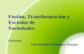 Escision fusion y transformacion
