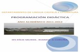 Programación  LCL  2011 2012