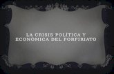 La crisis política y económica del porfiriato origina