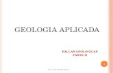 Geologia aplicada - Fallas Geologicas Parte II