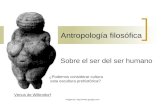 8 Antropología filosófica
