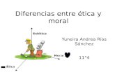 Diferencias entre ética y moral yune presentacion
