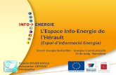L’Espace Info-Energie de l’Hérault, de Claudia Boude Batlle