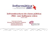 Infraestructura de clave pública con Software Libre