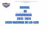 Manual de Convivencia 2013 Liceo Nacional