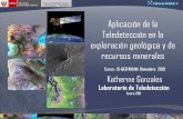 Aplicación de la teledetección en la exploración geológica y de recursos minerales