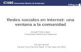 Redes sociales en Internet: una ventana a la comunidad