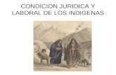 Condicion juridica y laboral de los indigenas