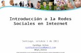 Taller Intrioducción a las redes Sociales en Internet
