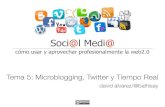 Tema 5: Twitter, Microblogging y Tiempo Real