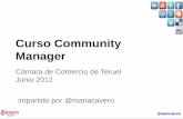 Community manager   20h - 2012