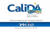 Sistema Integrado de Transporte Masivo - Maria del Pilar - noviembre de 2012