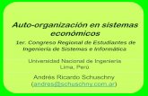 Auto-organizaci³n en sistemas econ³micos