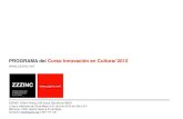 Curso Innovación en Cultura/ ZZZINC 2012