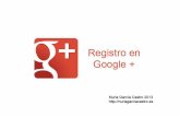 Registro google+