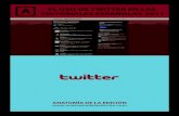 Uso de twitter en el sector editorial 2011