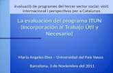 La evaluación del proyecto ITUN / María Ángeles Díez