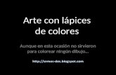 Arte con lápices de colores