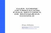Guía Oficial de Google Posicionamiento en Buscadores SEO :: Pau Klein