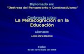La metacognición en la educación   presentacion-1