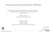 Presentación modelo proceso de acreditación MEDEA