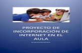 Proyecto para la incorporación de Internet en el aula